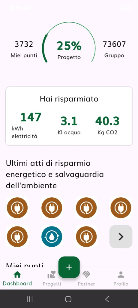 EcoGive App Dashboard